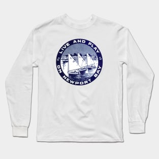 1950s Newport Bay California Long Sleeve T-Shirt